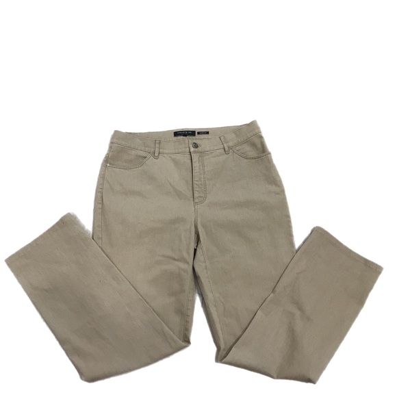 Lafayette Tan Thompson Straight Leg Pants - Picture 4 of 6